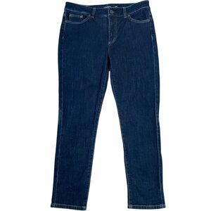 Lauren Ralph Lauren Dark Blue Wash Classic Chic Denim Jeans Sz. 8